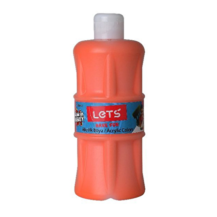 Lets L-5302 Akrilik Boya Turuncu 500 Ml.