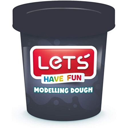 Lets Tek Renk Oyun Hamuru Gri 150gr L8340 13