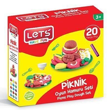 Lets Oyun Hamuru Piknik Seti 20 Parça L8595