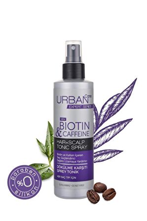 Urban Care Expert Serisi Biotin Ve Kafein Dökülme Karşıtı Saç Toniği-hızlı Uzamaya Yardımcı-200 Ml