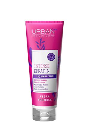 Urban Care Intense Keratin Onarıcı Yıpranmış Saçlar İçin Keratinli Sülfatsız Saç Kremi 250 ml