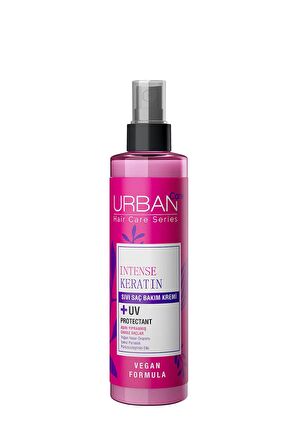 Urban Care Intense Keratin Onarıcı Yıpranmış Saçlar İçin Keratinli Sülfatsız Durulanmayan Sıvı Saç Kremi 200 ml