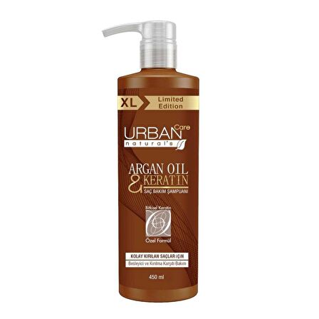 Urban Care Yıpranmış Saçlar İçin Besleyici Argan Yağlı Şampuan 450 ml