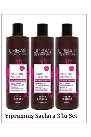 Urban Care Argan Oil Keratin Şampuan 330 Ml x 3 Adet Avantaj Paket