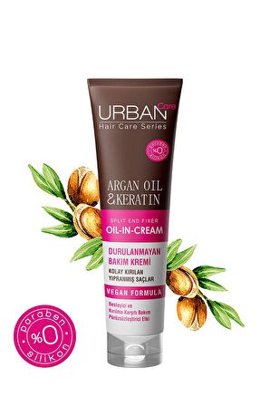 Urban Care Argan Oil & Keratin Durulanmayan Bakım Kremi 150 Ml