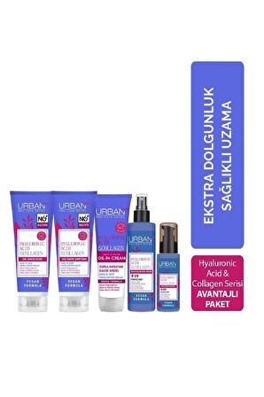 Urban Care Hyaluronic Acid & Collagen Serisi Şampuan-saç Krem-ssk-serum-7/24 Set