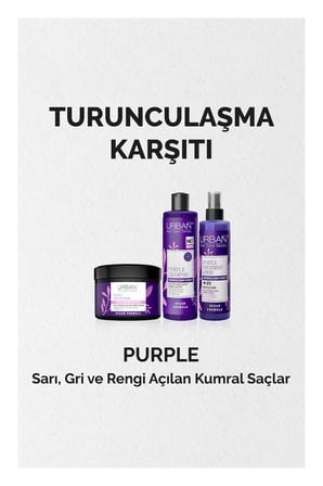 Urban Care Mor Turunculaşma Karşıtı Sıvı Saç Bakım Kremi Vegan 200ml 