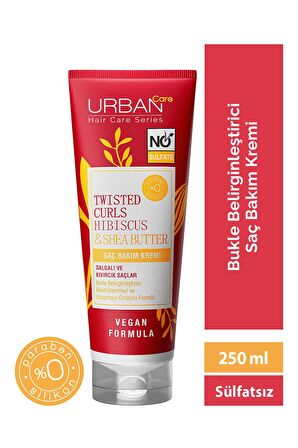 Urban Care Sülfatsız Curl Hibiscus Water&She Butter Saç Kremi 250 Ml