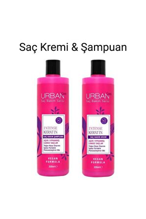 Urban Care Intense Keratin Şampuan& Saç Kremi 330 ml 2 Li Set