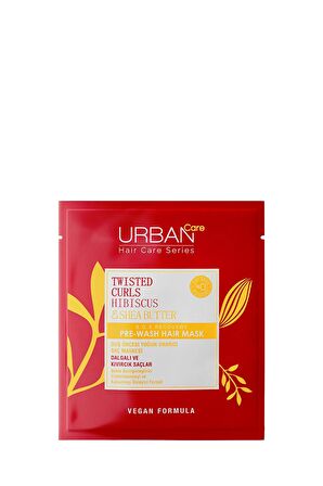 Urban Care Bakim Maske Sachet Curl Hibiscus Water&She Butter