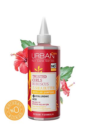 Urban Care Twisted Curls Hibiscus & Shea Butter Micellar Şampuan 340 Ml