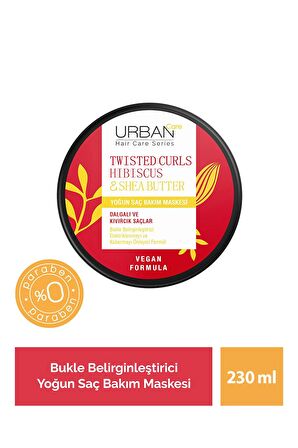 Urban Care Twisted Curls Hibiscus & Shea Butter Yoğun Saç Bakım Kremi 230 ml