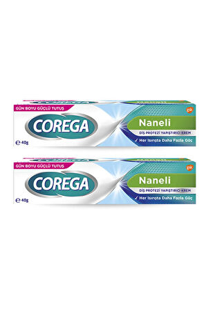 Naneli Diş Protez Yapıştırıcı Krem 40 Gr * 2 adet