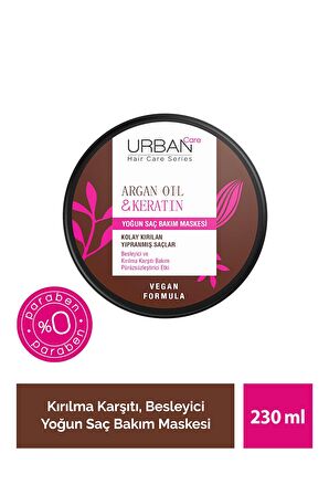 Urban Care Argan Oil & Keratin Yoğun Saç Bakım Maskesi 230 ml