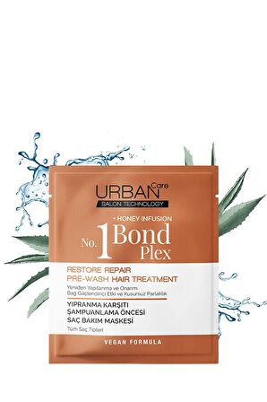 Urban Care Bond Blex No 1 Yıpranma Karşıtı Şampuanlama Öncesi Saç Maskesi 50 ml