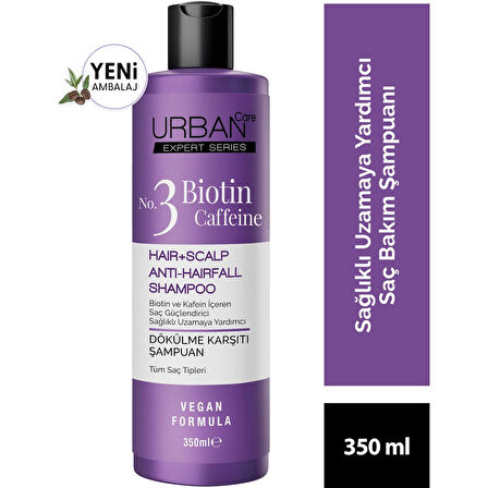 Urban Care Biotin & Kafein Saç Kökü Güçlendirici Şampuan 350 Ml + 200 Ml Sprey Tonik