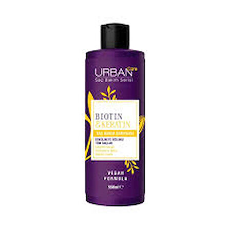 Urban Care Bıotın & Keratın Saç Bakım Şampuanı 550ml Dökülmeye Eğilimli Tüm Saçlar İçin Güçlendirici Sağlıklı Uzama