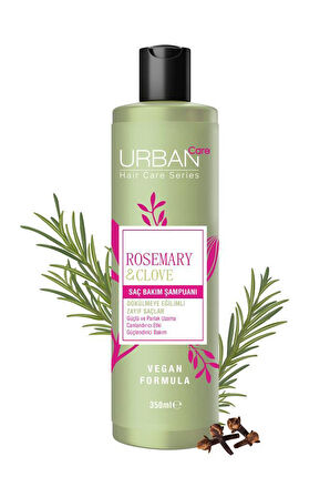 URBAN Care Rosemary & Clove Biberiye ve Karanfil Canlandırıcı ve Güçlendirici Saç Bakım Şampuanı  350 ML