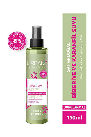 URBAN Care Rosemary & Clove Biberiye ve Karanfil Suyu % 99.5 Doğal ve Saf 150 ML