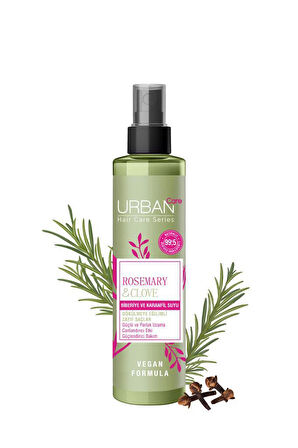 URBAN Care Rosemary & Clove Biberiye ve Karanfil Suyu % 99.5 Doğal ve Saf 150 ML