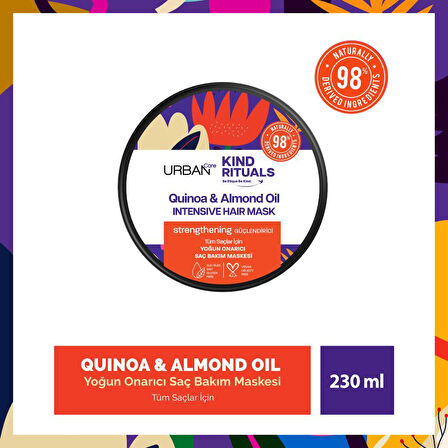 Kind Rituals Kinoa Almond Oil Saç Bakım Maskesi 230 ML