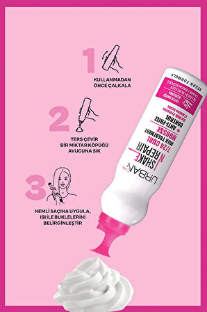 Shake N Repair 7/24 Kabaran ve Bukleli Saçlara Özel Saç Bakım Köpüğü 150 ml-vegan