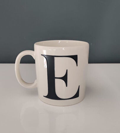 DECORIUM KUM E HARFLİ KUPA