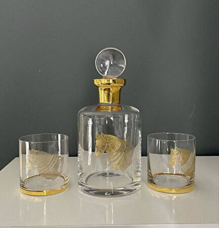 DECORIUM 3 PARÇA HORSE VİSKİ TAKIMI