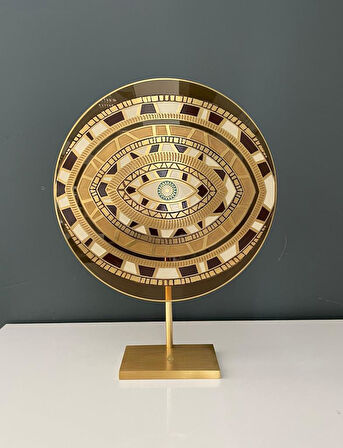 DECORIUM AYAKLI GÖZ PANO KREM 28 CM