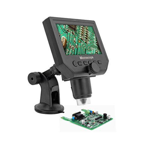 Powermaster PM-18798 4.3 İnç Lcd Kendinden Ekranlı 3.6 MP Taşınabilir HD Dijital Mikroskop Hassas İş Tamirci Mikroskop