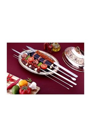 Paslanmaz Çelik Şiş 2,50 Cm En 60 Cm Boy (adana Kıyma)
