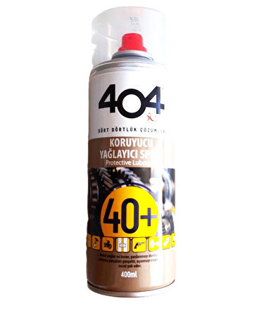 40+ Koruyucu Yağlayıcı Pas Sökücü Sprey 400 Ml