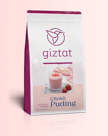 Giztat Çilekli Puding 3 KG