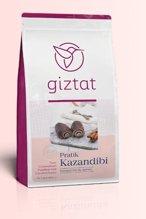 Giztat Kazandibi Pratik - Karamel Sos İle Birlikte 3,4KG