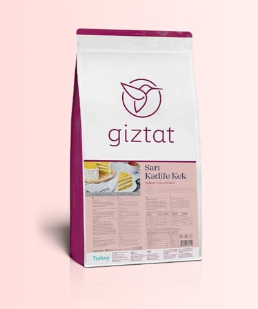 Giztat Kadife Kek Sarı Velvet 10 KG