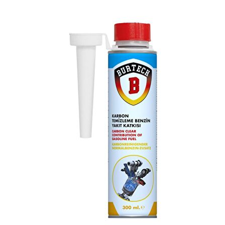 Burtech Karbon Temizleme Benzin Yakıt Katkısı 300 Ml