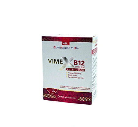 Vimex B12 Sublingual Spray 10 Ml 66 Puff