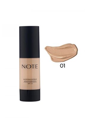 Note Mattıfyıng Extreme Wear Foundatıon 01 Beıge