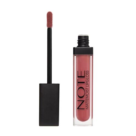 Note Mattemoist Lipgloss Yarı Mat Saten Bitişli Likit Ruj 402 Mat Kiss - Nude