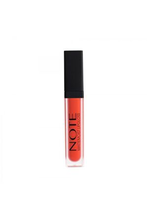 Note Mattemoist Lipgloss Yarı Mat Saten Bitişli Likit Ruj 405 First Kiss - Nar Çiçeği