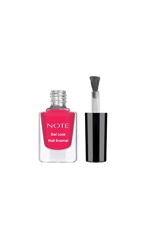 Note Gel Look Oje 09 Deep Fuschia - Fuşya