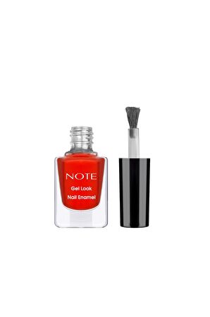 Note Gel Look Oje 13 Flamenko Red - Kırmızı