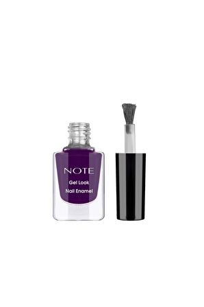 Note Gel Look Oje 19 Deep Plum - Mor