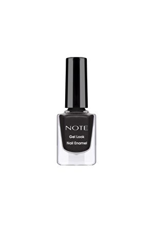 Note Gel Look Oje 25 Black Purple - Patlıcan Moru