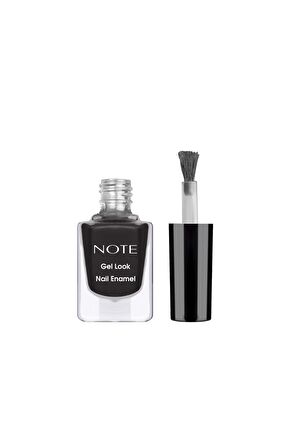 Note Gel Look Oje 25 Black Purple - Patlıcan Moru