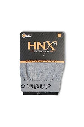 HNX 5'li Düz Renk Pamuklu Erkek Boxer