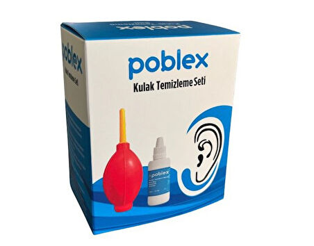 Poblex Kulak Temizleme Solüsyon Seti pompolı 