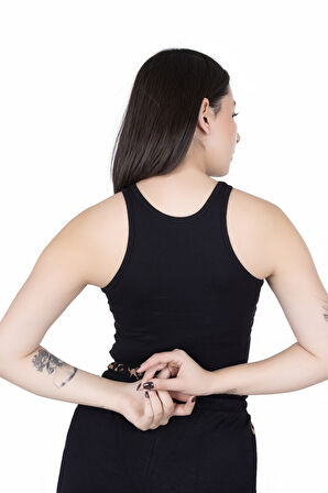 Looksense Kadın Kalın Askılı Crop 04005 