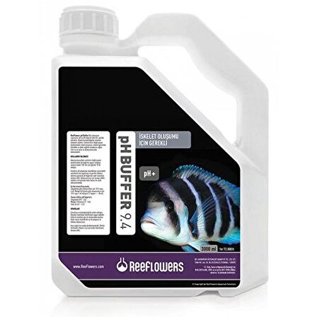 ReeFlowers Ph Buffer 9,4 Akvaryum Su Sertliği Dengeleyici 3000 ml