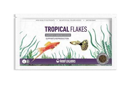 ReeFlowers Tropical Flakes Balık Yemi 6 Gr